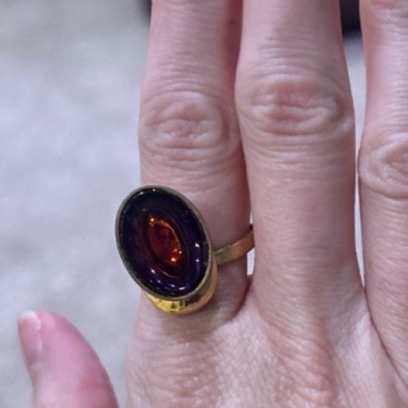 Sarah Coventry “FIRE-LITE" Ring from 1976 - Picture 2 of 11